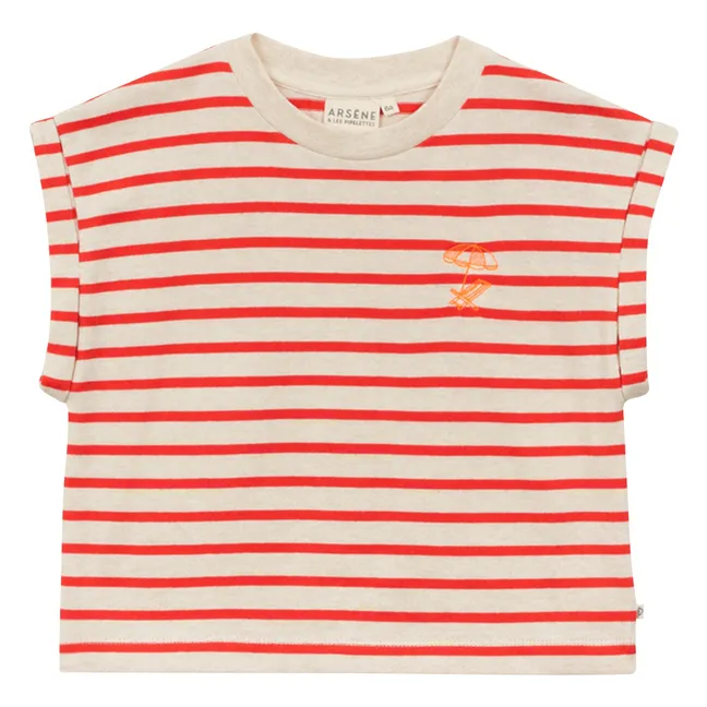 T-Shirt Fania Coton Bio | Rouge