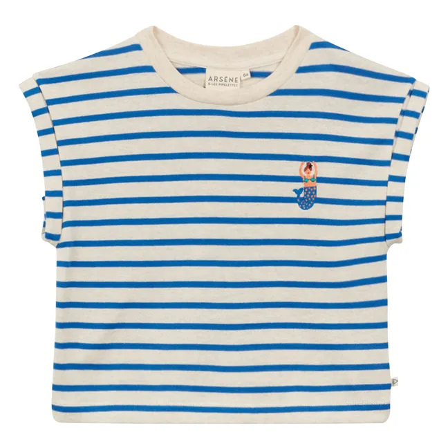 T-Shirt Fania Coton Bio | Bleu
