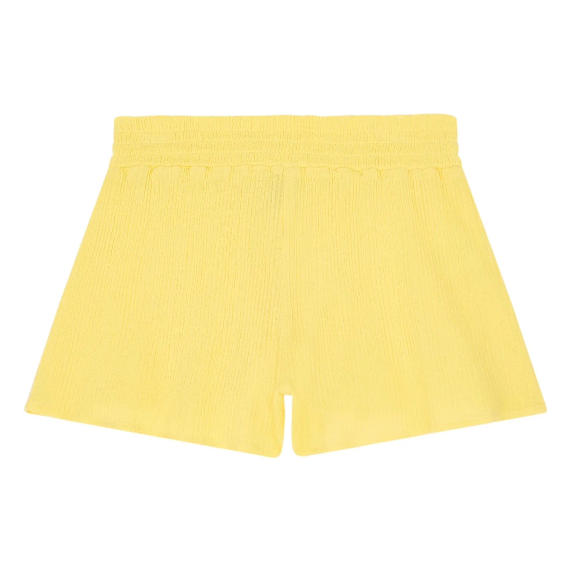 Hundred Pieces Pale Yellow Organic Cotton Gauze Shorts