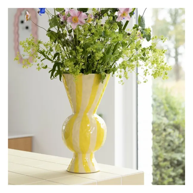 Rhombische Vase | Grün