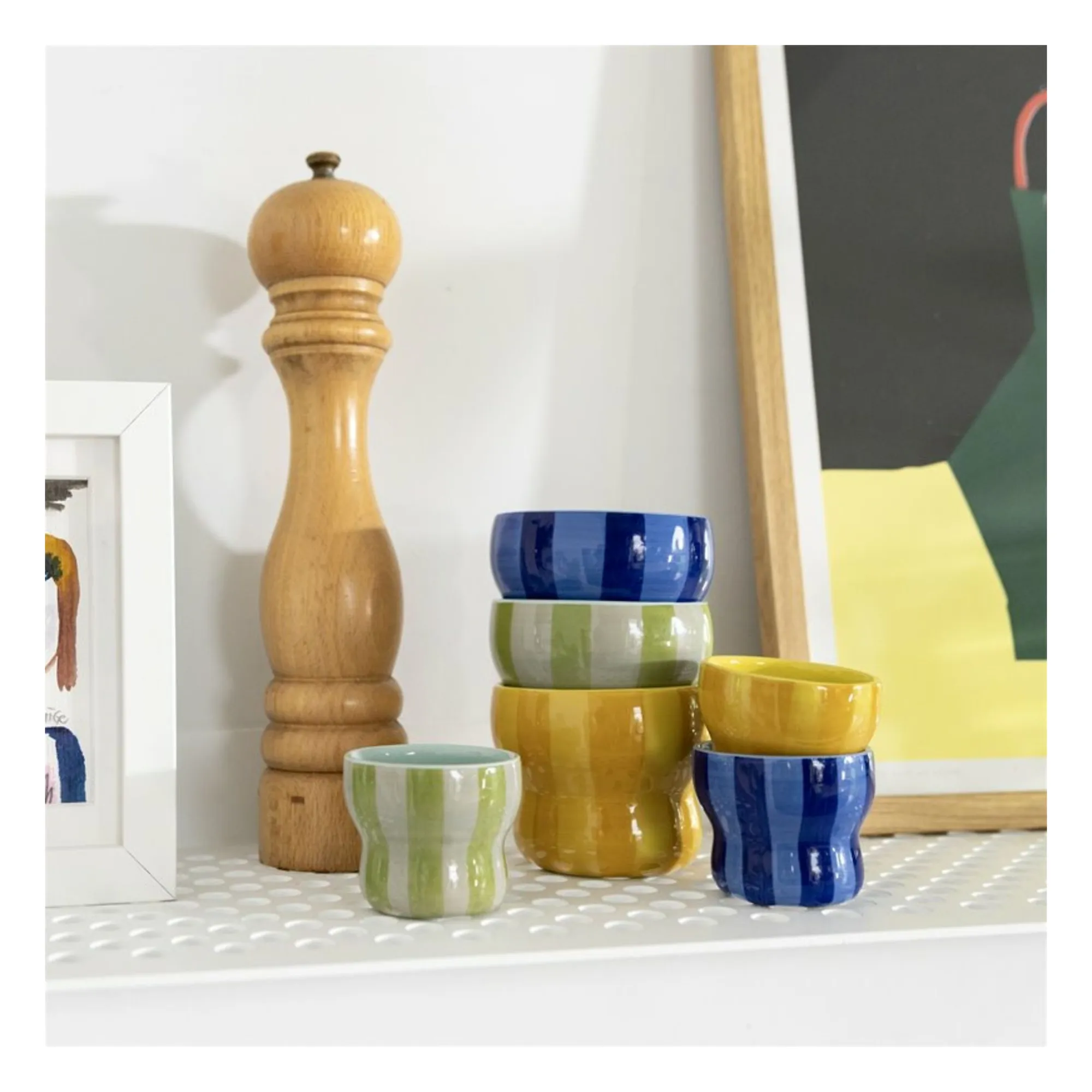 Tasses Circus - Set de 2 | Jaune- Image produit n°2