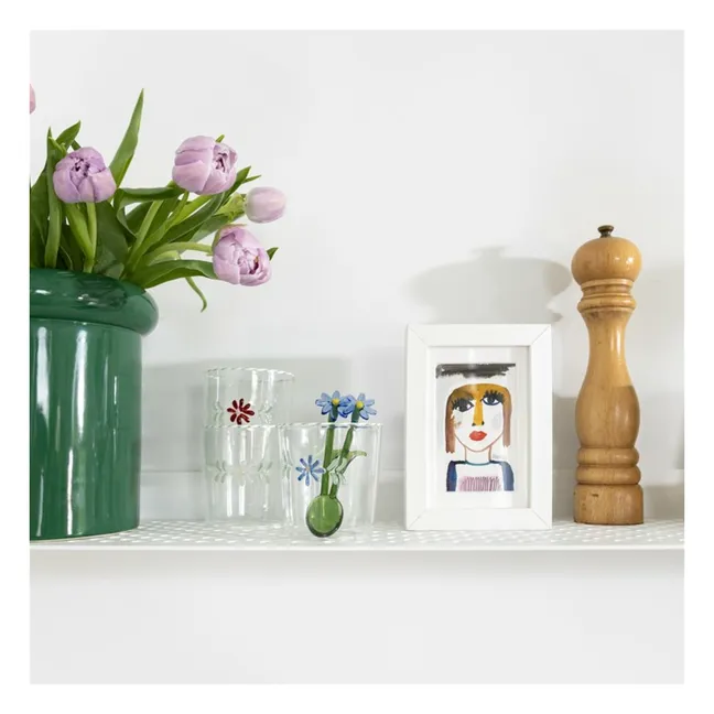 Verres Flora - Set de 2 | Rouge