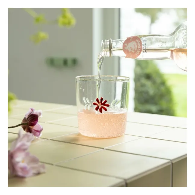 Verres Flora - Set de 2 | Rouge