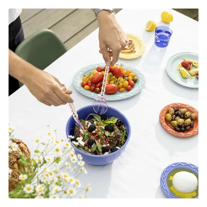 Sling salad servers | Pink- Product image n°1