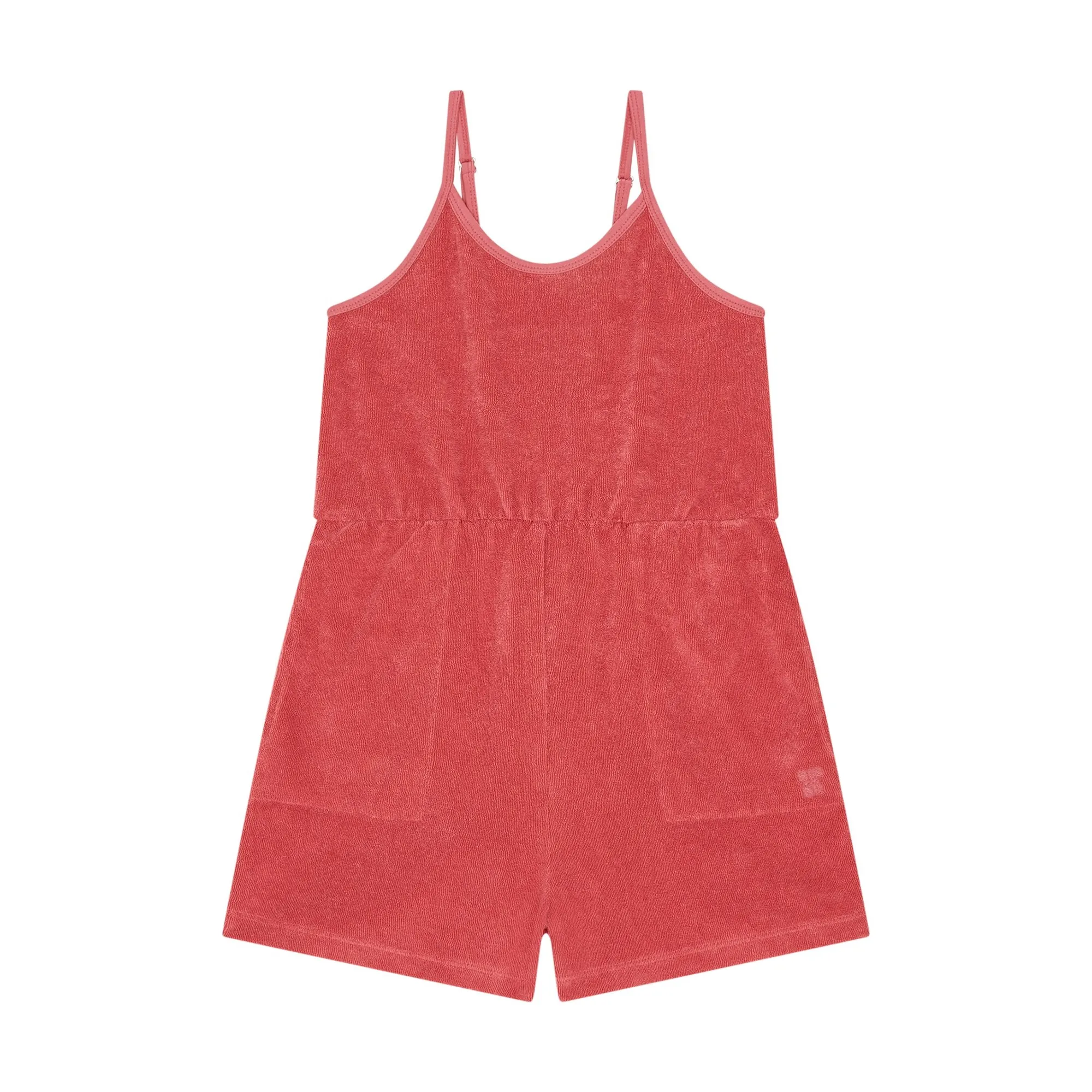 Hundred Pieces Tangerine Organic Terry Overalls