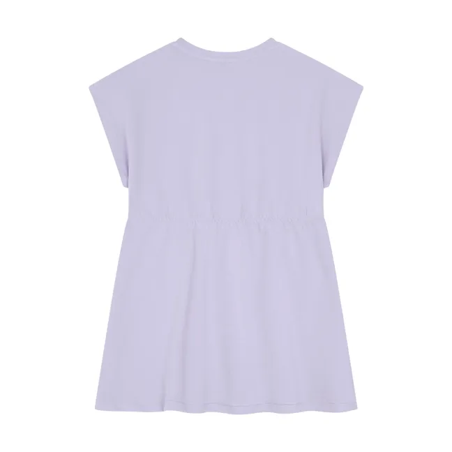 Robe Courte Coton Bio | 	Lilas
