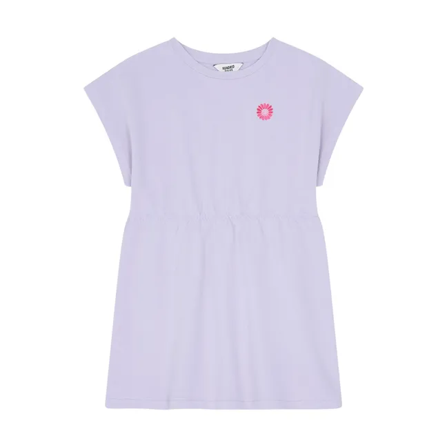 Robe Courte Coton Bio | 	Lilas