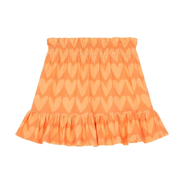 Jupe Coton Elasthanne | Orange