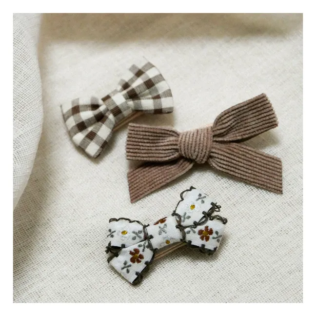 Barrettes Fleurs - Set de 3