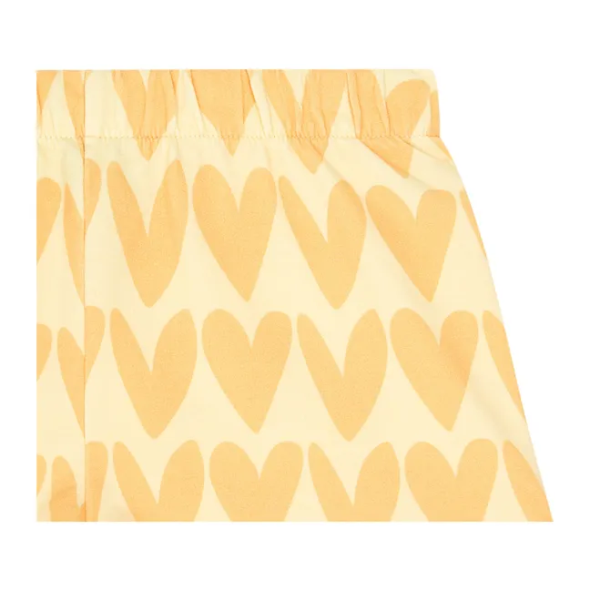 Short Coton Elasthanne | Jaune pâle