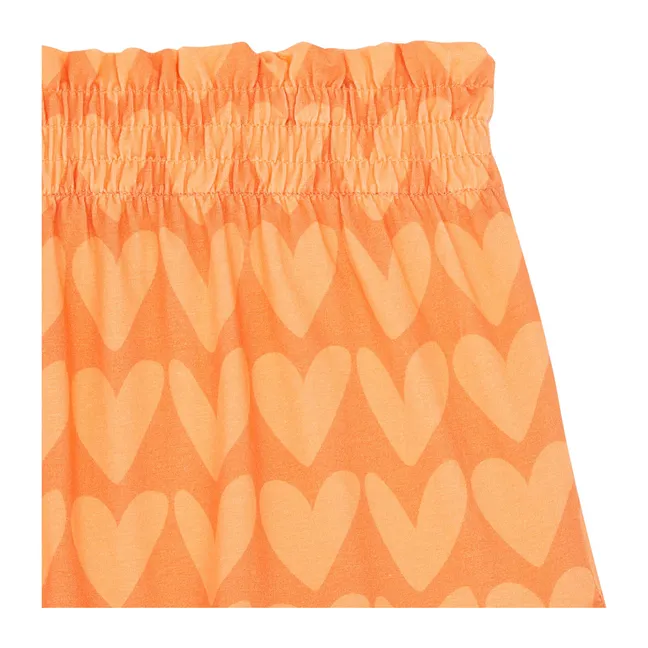 Jupe Coton Elasthanne | Orange
