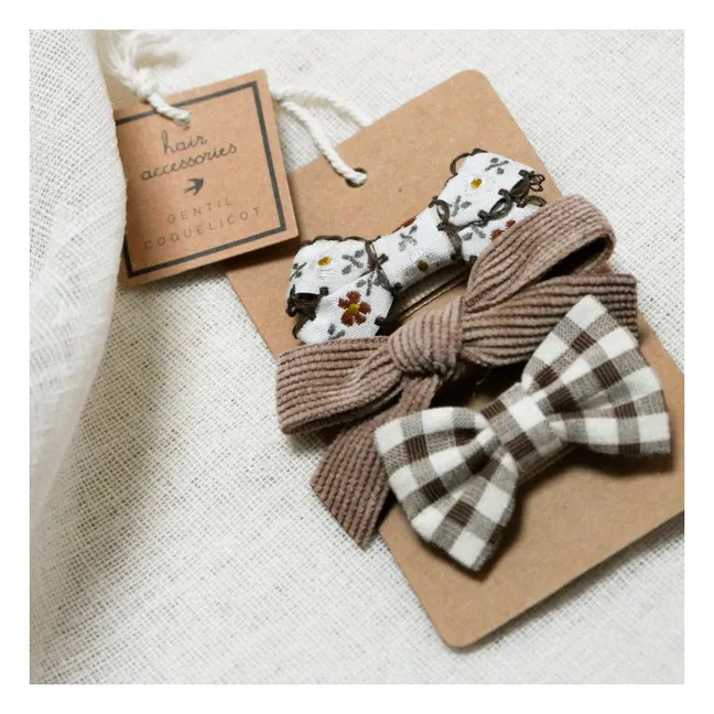 Barrettes Fleurs - Set de 3