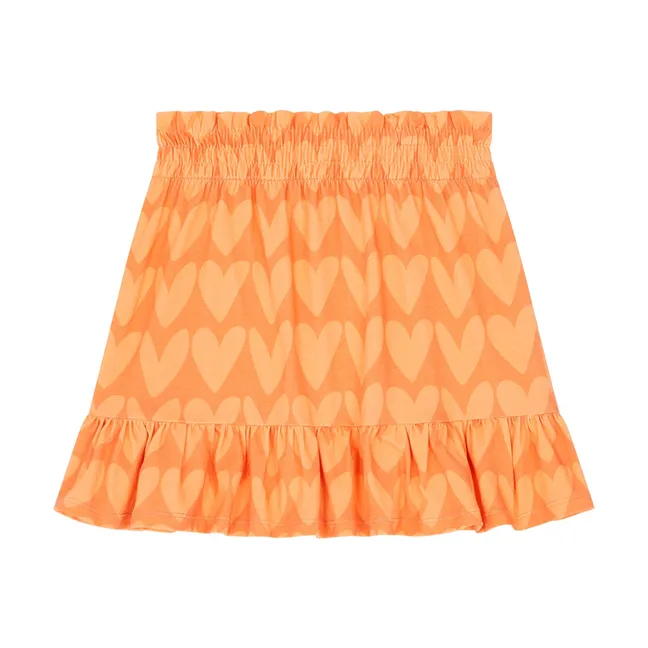 Jupe Coton Elasthanne | Orange