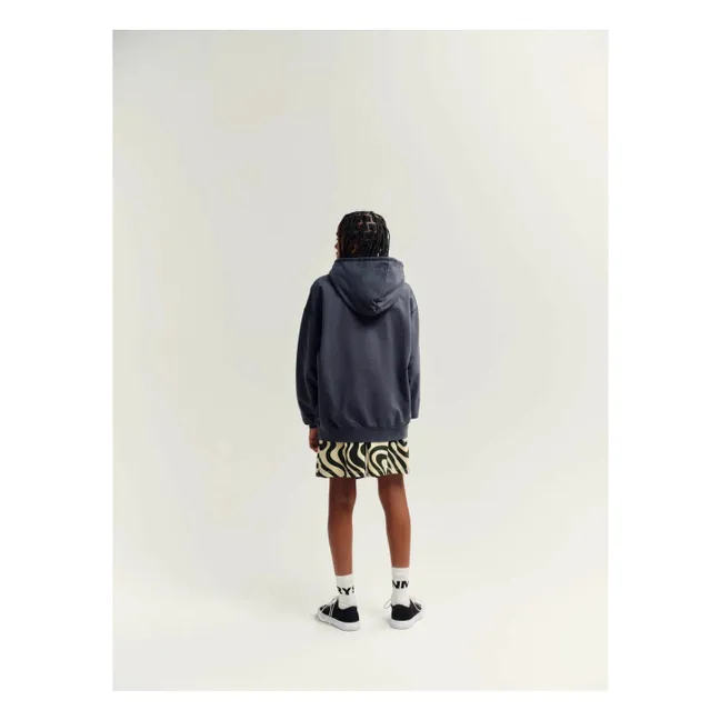 Sudadera con logo de algodón orgánico | Negro