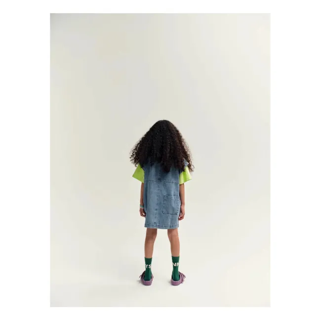 Logo-Kleid | Denim