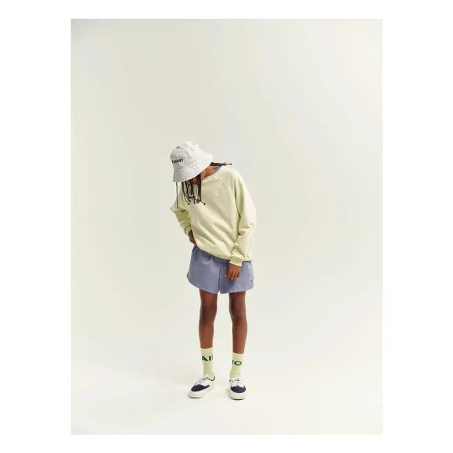 Sudadera raglán de algodón orgánico | Crema