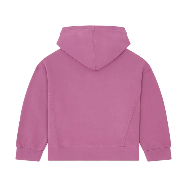 Sweat A Capuche en Coton Bio | Violet
