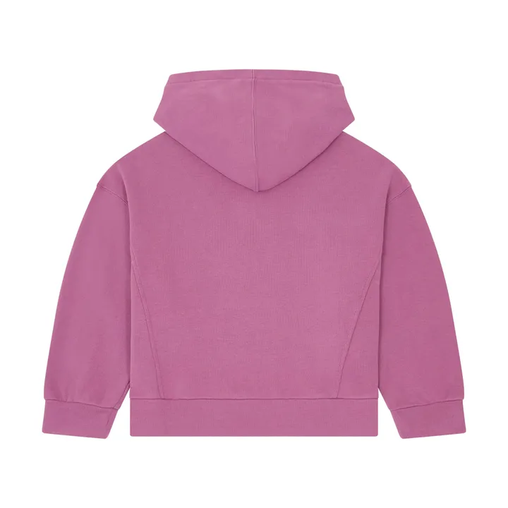 Sweat A Capuche en Coton Bio | Violet- Image produit n°2