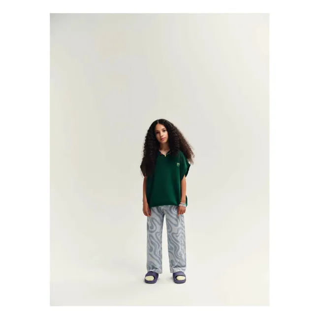 Pull Sans Manches Coton Bio | Vert