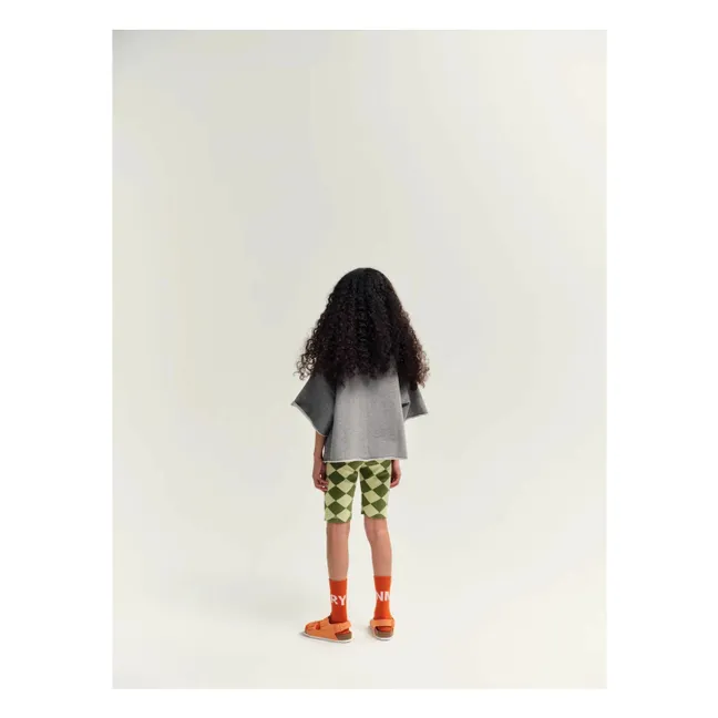 Ciclista in cotone organico Losange | Khaki