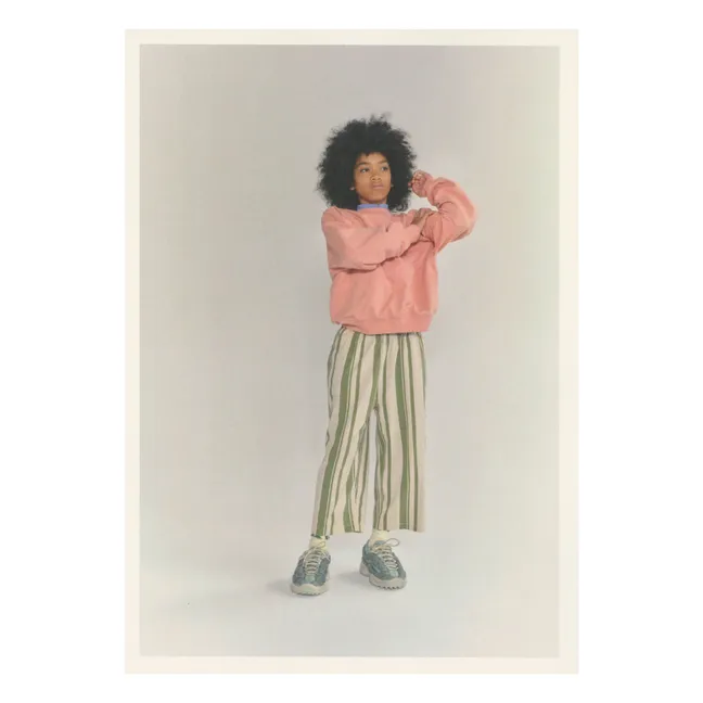Sudadera con logotipo de algodón orgánico | Rosa