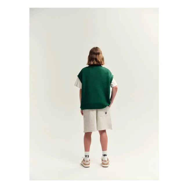 Pull Sans Manches Coton Bio | Vert