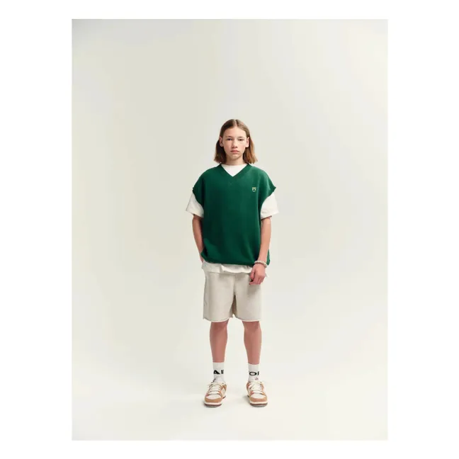 Pull Sans Manches Coton Bio | Vert