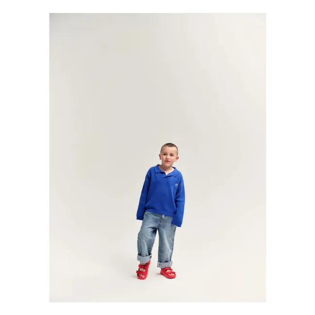 Jean Loose Coton Bio | Bleu