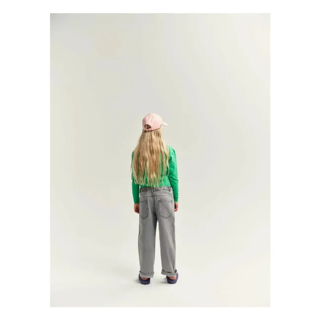 Loose Jeans aus Bio-Baumwolle | Grau