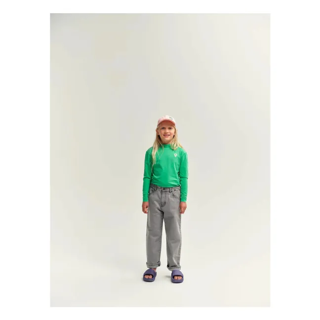 Loose Jeans aus Bio-Baumwolle | Grau