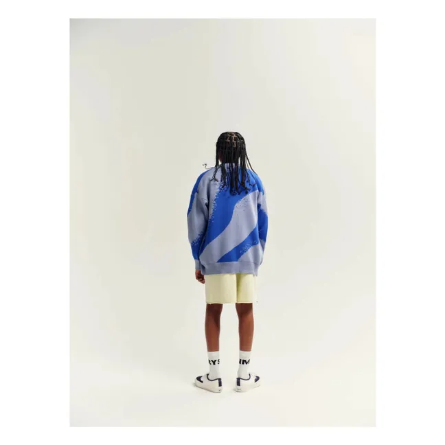 Cardigan Coton Bio | Bleu