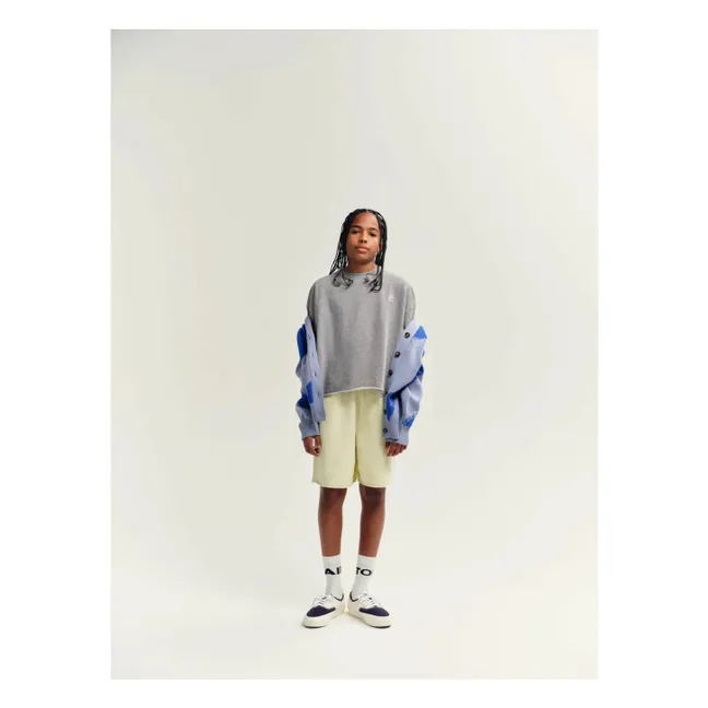 Cardigan Coton Bio | Bleu