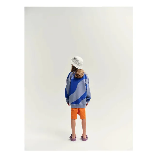 Cardigan Coton Bio | Bleu
