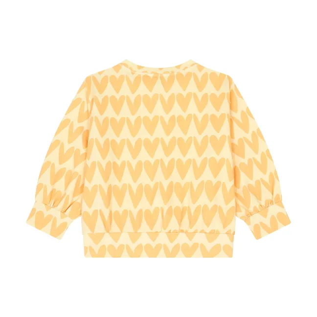Sweat Coton Elasthane | Jaune pâle