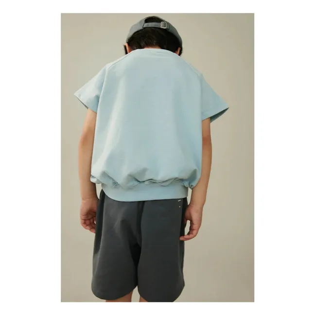 Bermuda Coton Bio  | Bleu gris