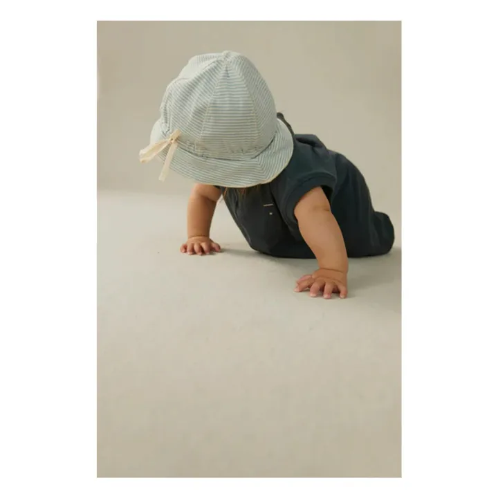 Bob Nœud Coton Bio  | Bleu ciel- Image produit n°2