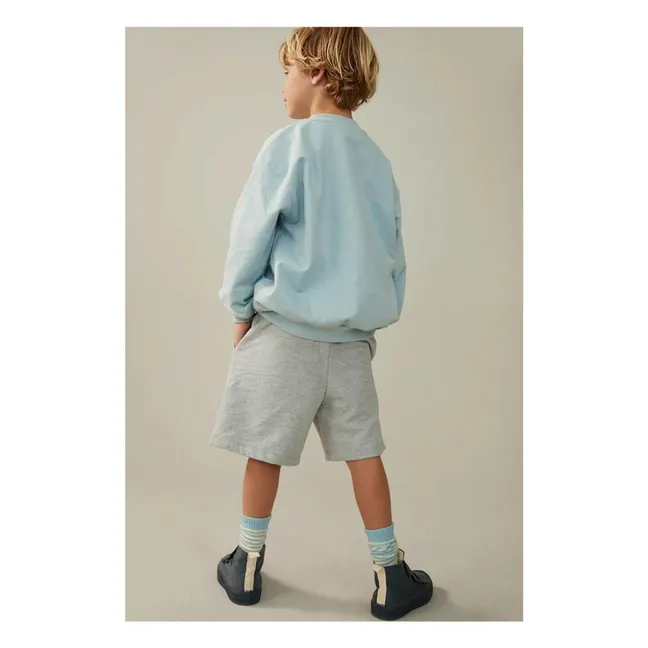 Bermuda in cotone biologico  | Grigio chiné