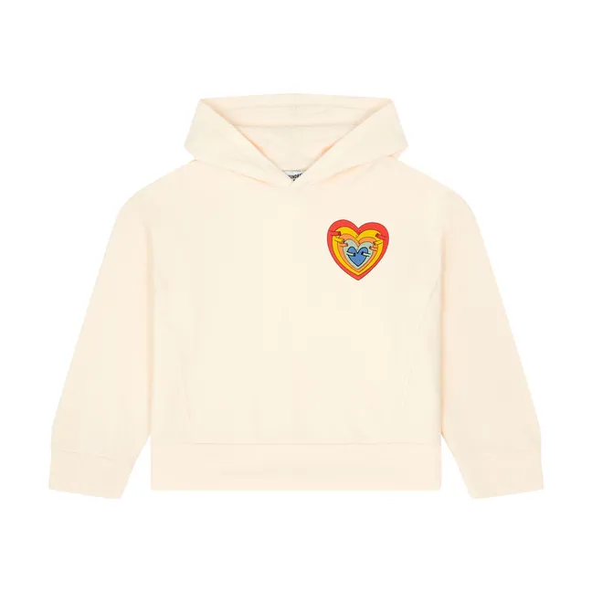 Sudadera con capucha de algodón ecológico | Crudo