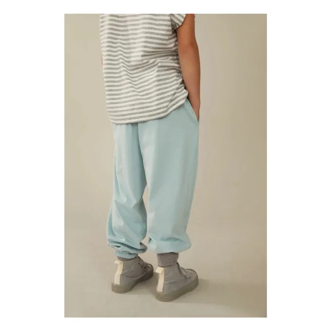 Jogger Jersey Coton Bio  | Bleu ciel