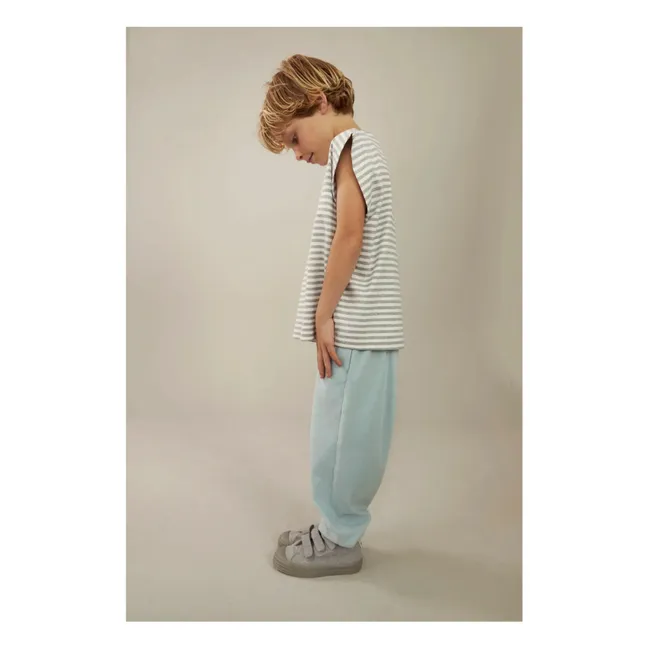 Jogger Jersey Coton Bio  | Bleu ciel
