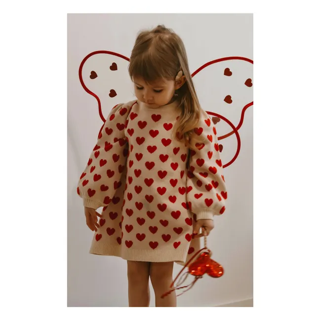 Kleid Alon Heart Recycelte Fasern | Seidenfarben