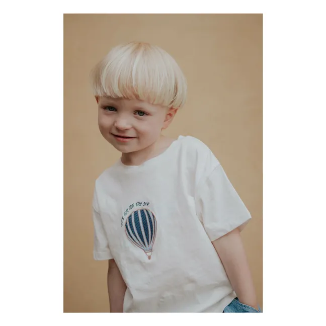 Camiseta Sommer Balloon Algodón orgánico | Blanco