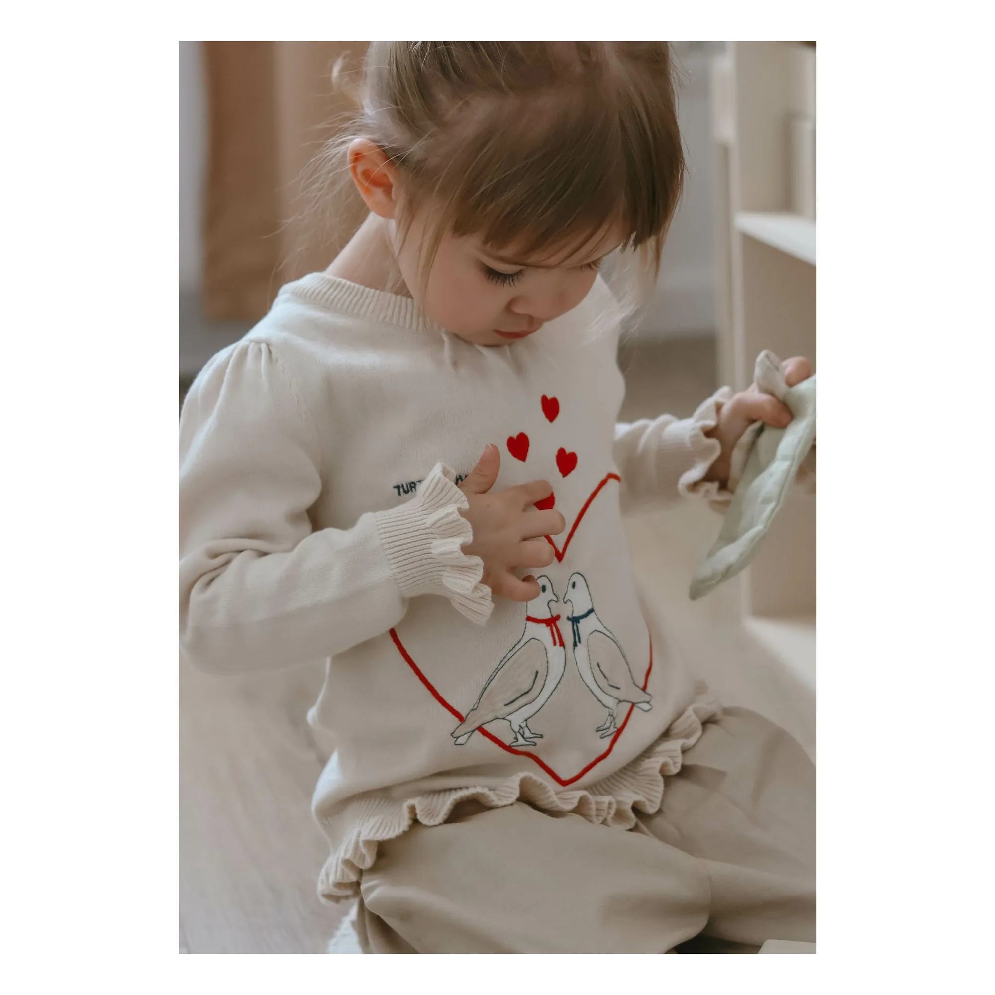 Pull Magic Dove Coton Bio | Ecru- Image produit n°2