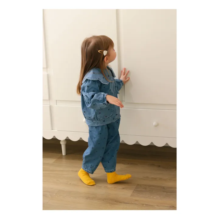 Bomber Donna | Bleu jean- Image produit n°2