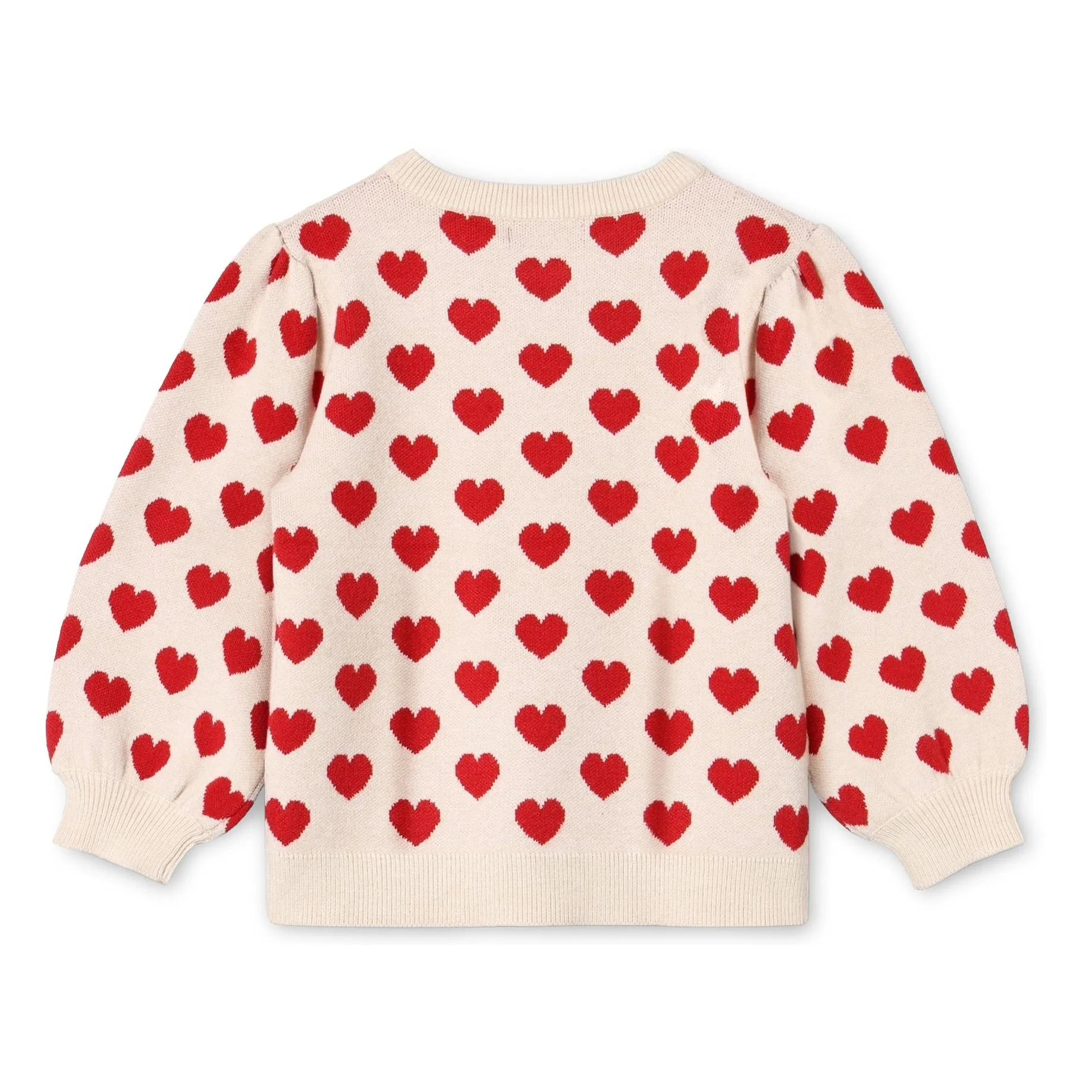 Alon Heart Recycled Fiber Sweater | Ecru- Product image n°3