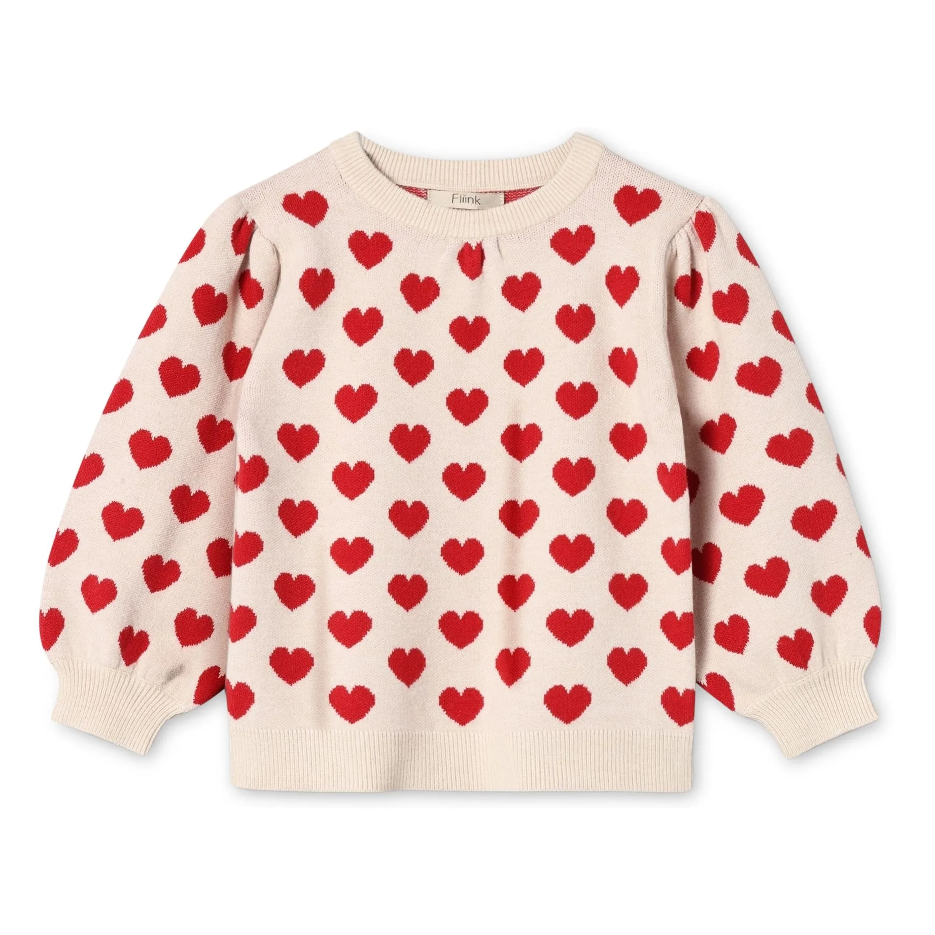 Alon Heart Recycled Fiber Sweater | Ecru- Product image n°0