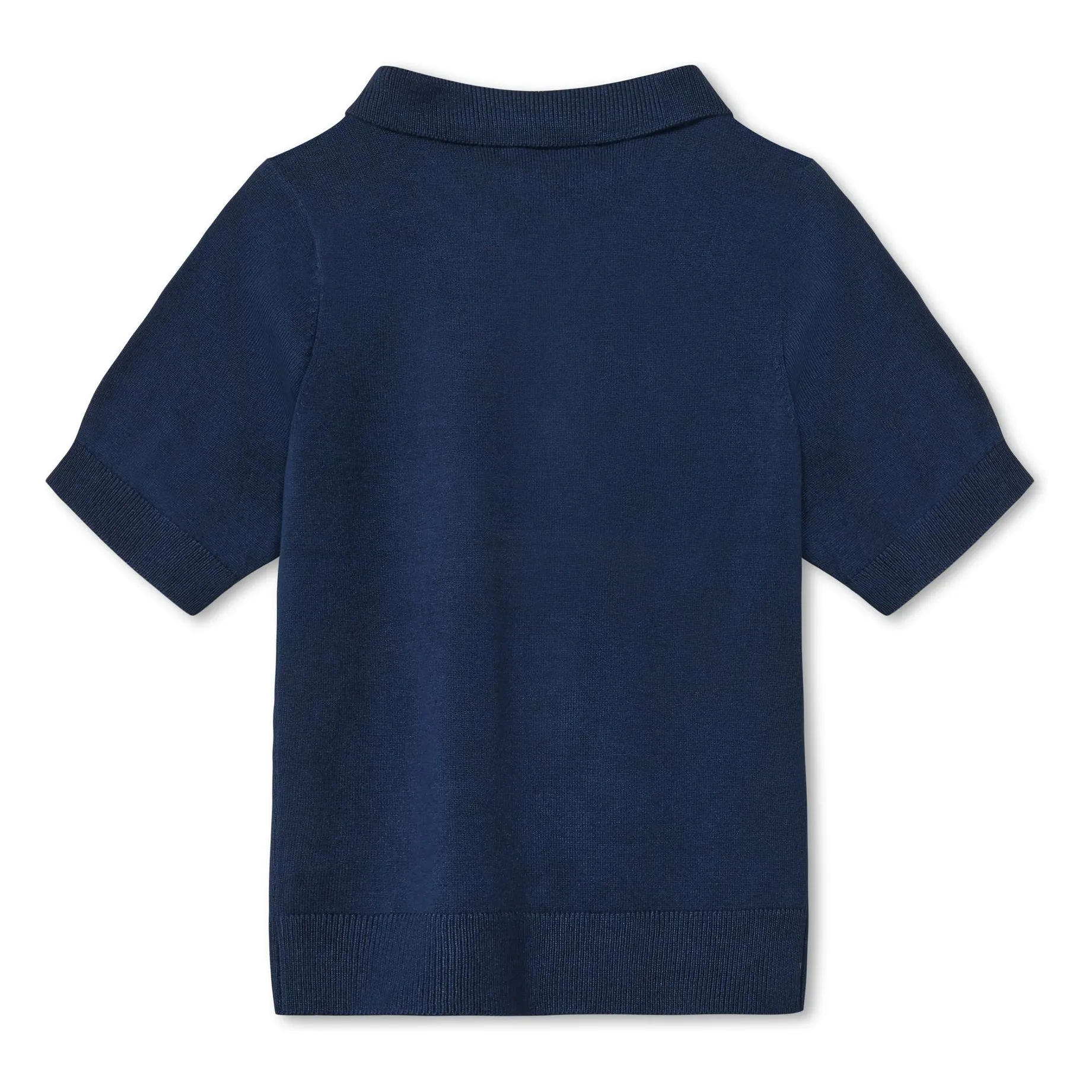 Polo Favo Fibres Recyclées | Bleu marine- Image produit n°3