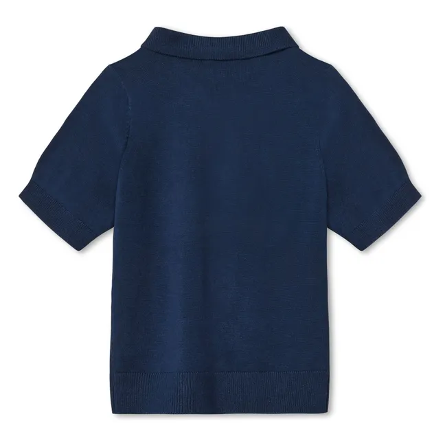 Polohemd Favo Recycelte Fasern | Navy