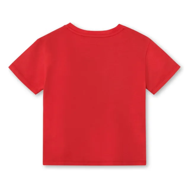 Maglietta in cotone organico Sommer Bike | Rosso