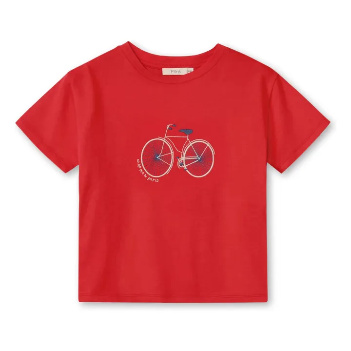 T-shirt Sommer Bike Coton Bio | Rouge- Image produit n°0